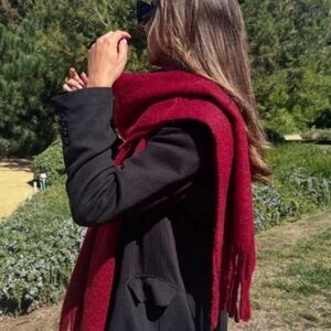Elegant Red Scarf